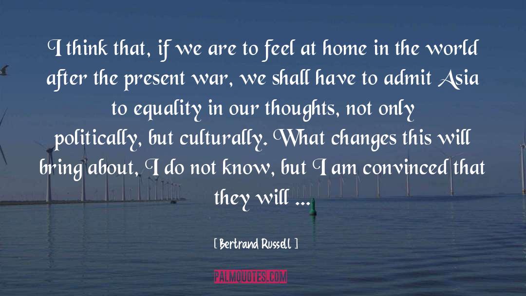 Equality And Attitude quotes by Bertrand Russell