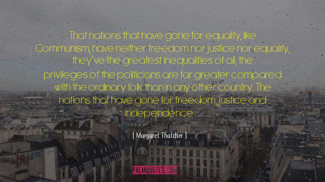 Equality Between Partners quotes by Margaret Thatcher