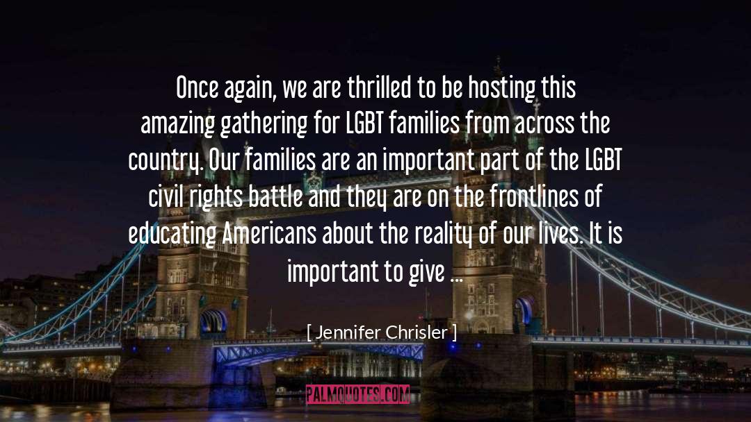 Equality For All quotes by Jennifer Chrisler