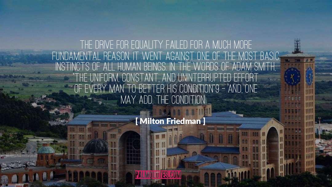 Equality Of Opportunity quotes by Milton Friedman