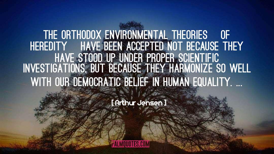 Equality Progress quotes by Arthur Jensen