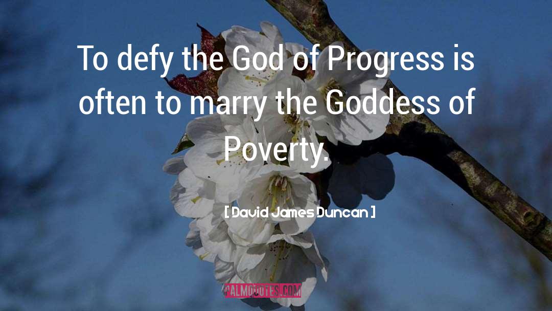 Equality Progress quotes by David James Duncan
