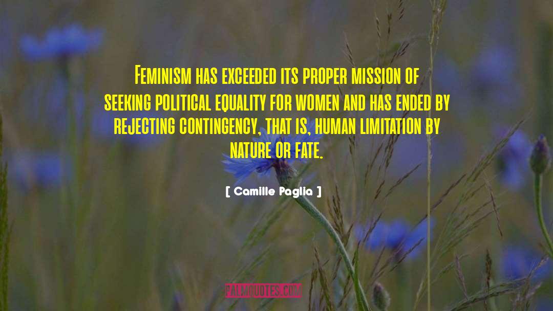 Equality Progress quotes by Camille Paglia