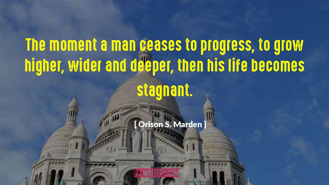 Equality Progress quotes by Orison S. Marden