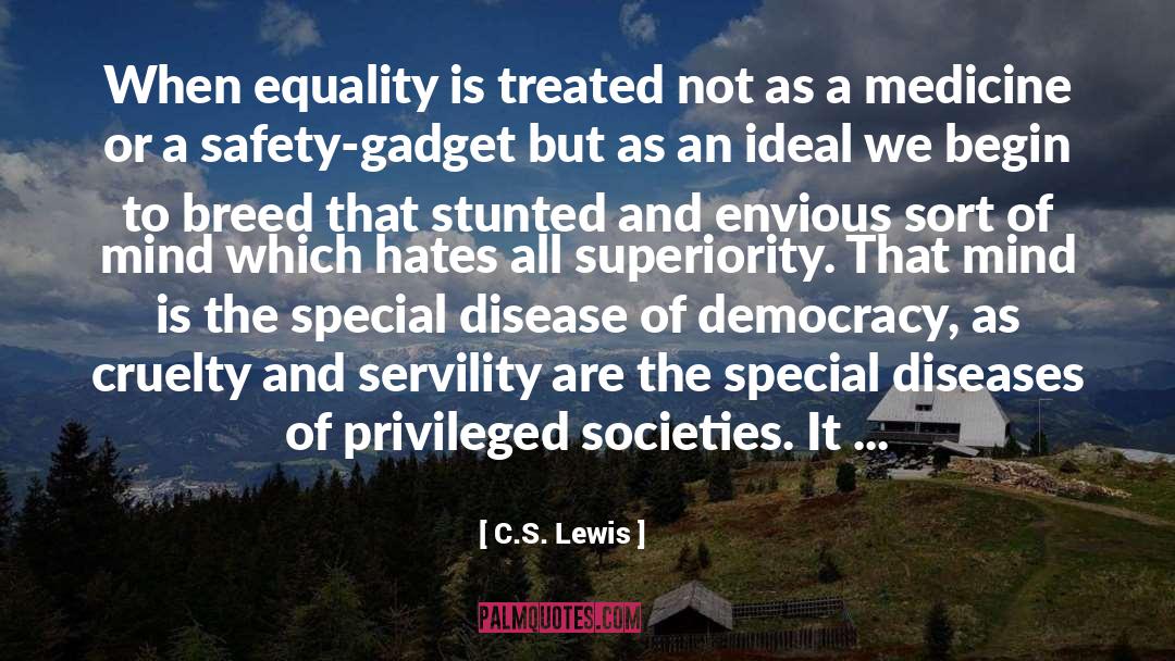 Equality quotes by C.S. Lewis