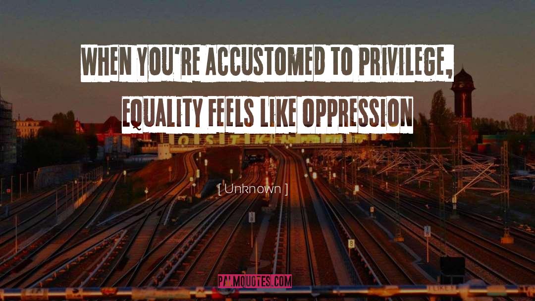 Equality quotes by Unknown