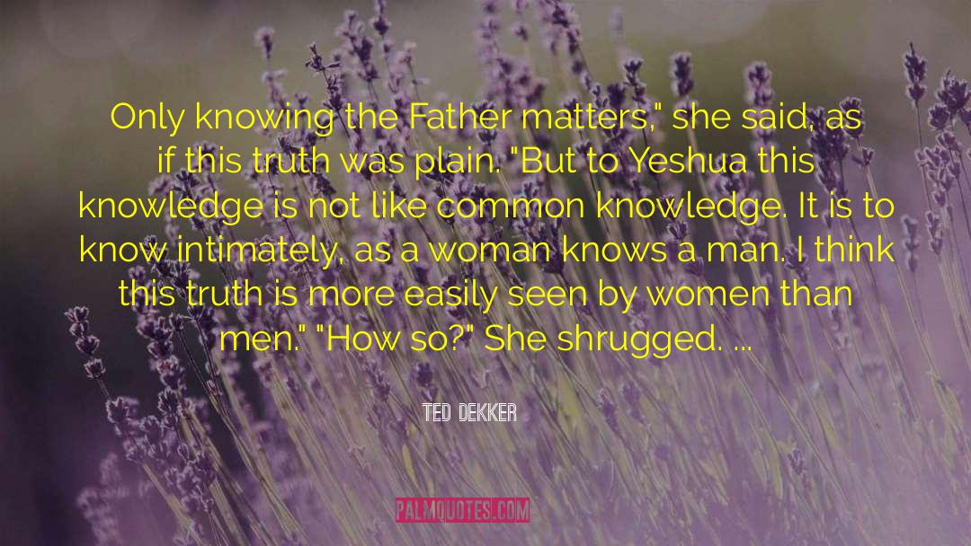 Equality To Women quotes by Ted Dekker