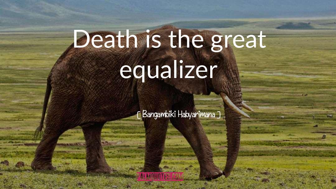 Equalizer quotes by Bangambiki Habyarimana