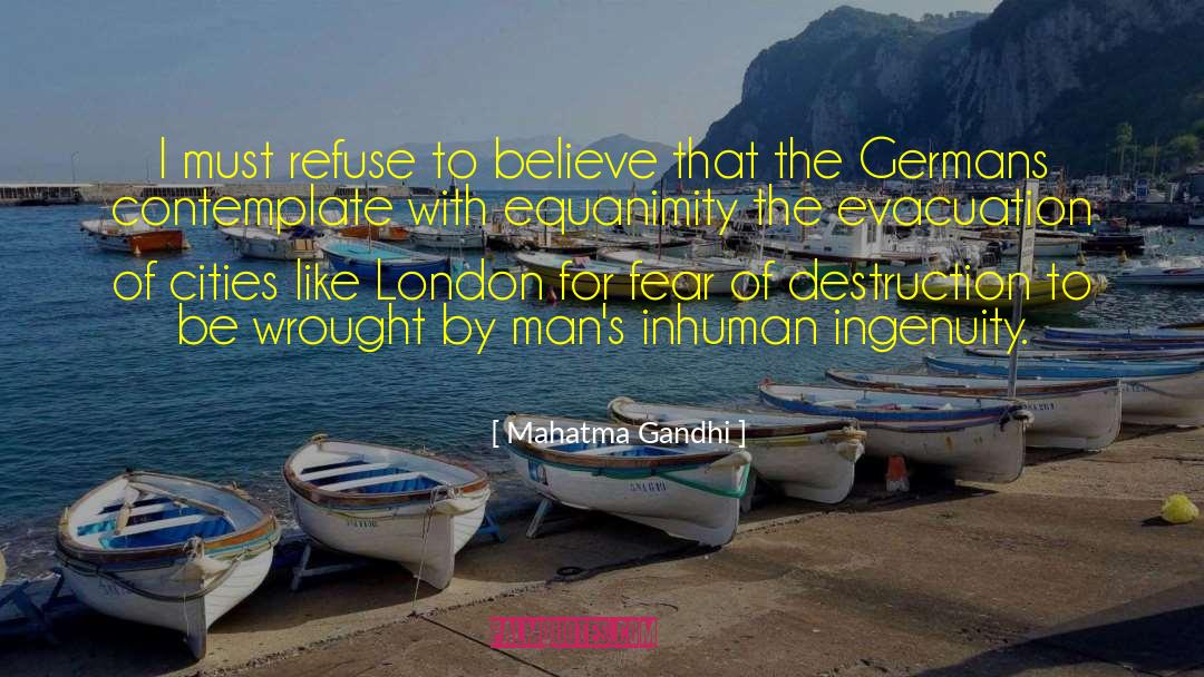 Equanimity quotes by Mahatma Gandhi