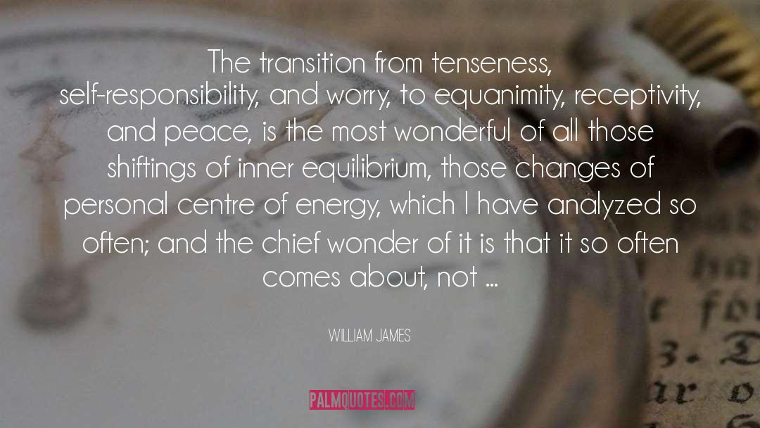 Equanimity quotes by William James