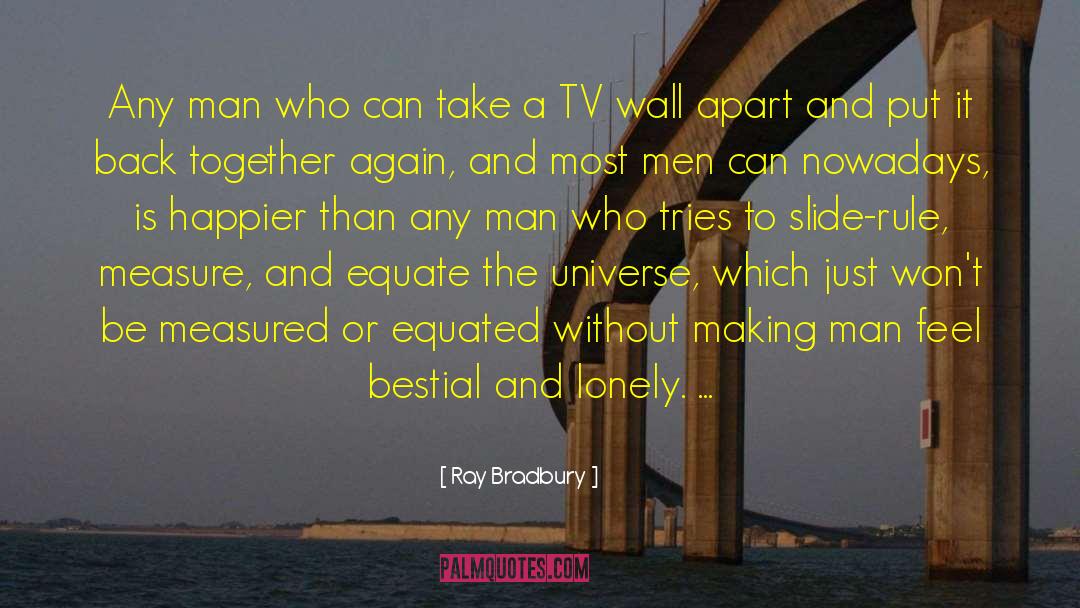 Equate quotes by Ray Bradbury