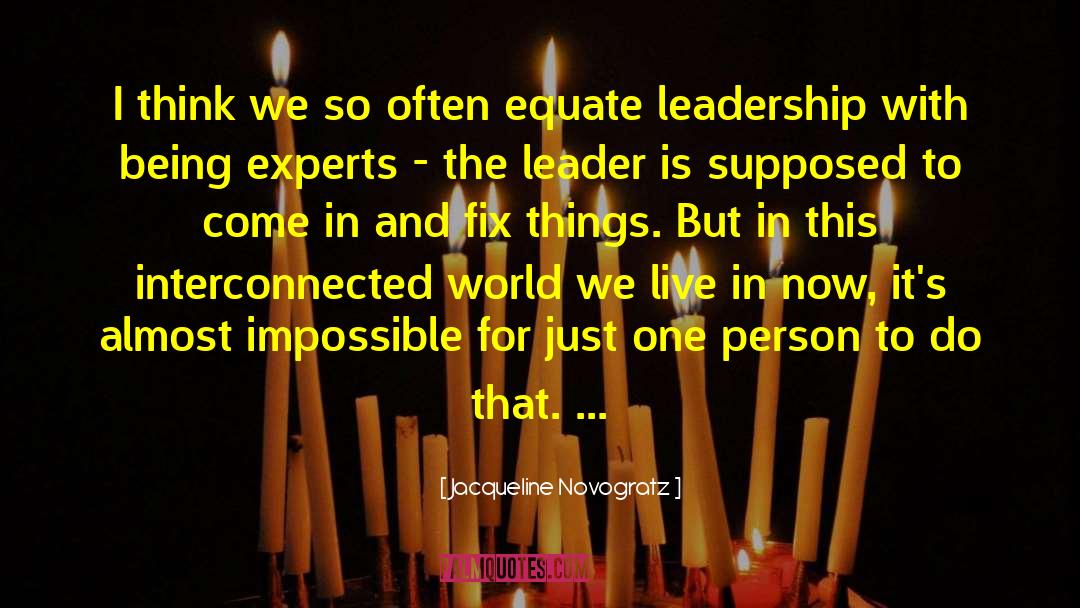 Equate quotes by Jacqueline Novogratz