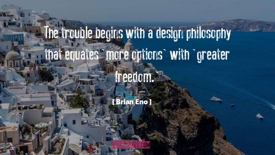 Equates quotes by Brian Eno