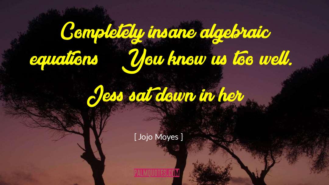 Equations quotes by Jojo Moyes