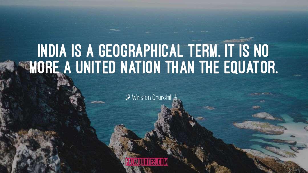 Equator quotes by Winston Churchill