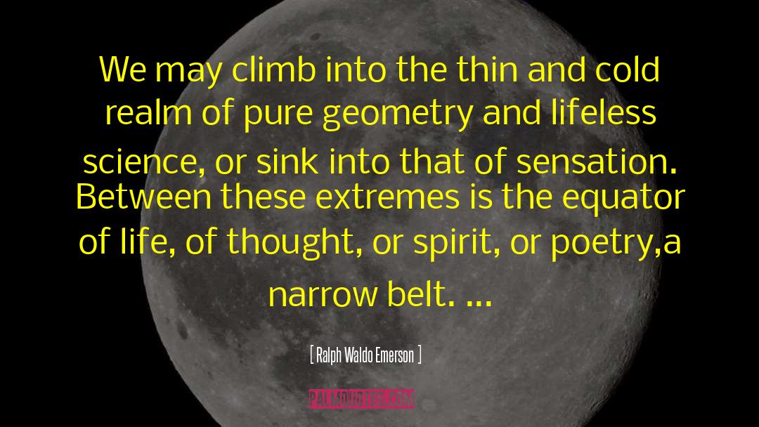 Equator quotes by Ralph Waldo Emerson