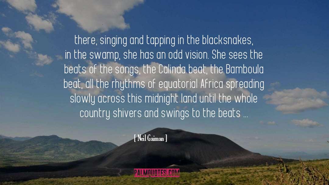 Equatorial Africa quotes by Neil Gaiman