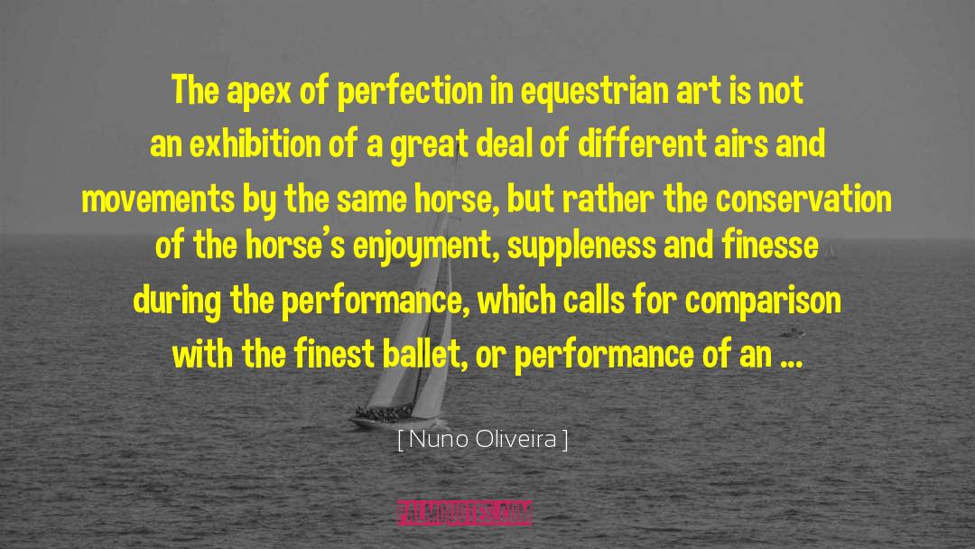 Equestrian quotes by Nuno Oliveira