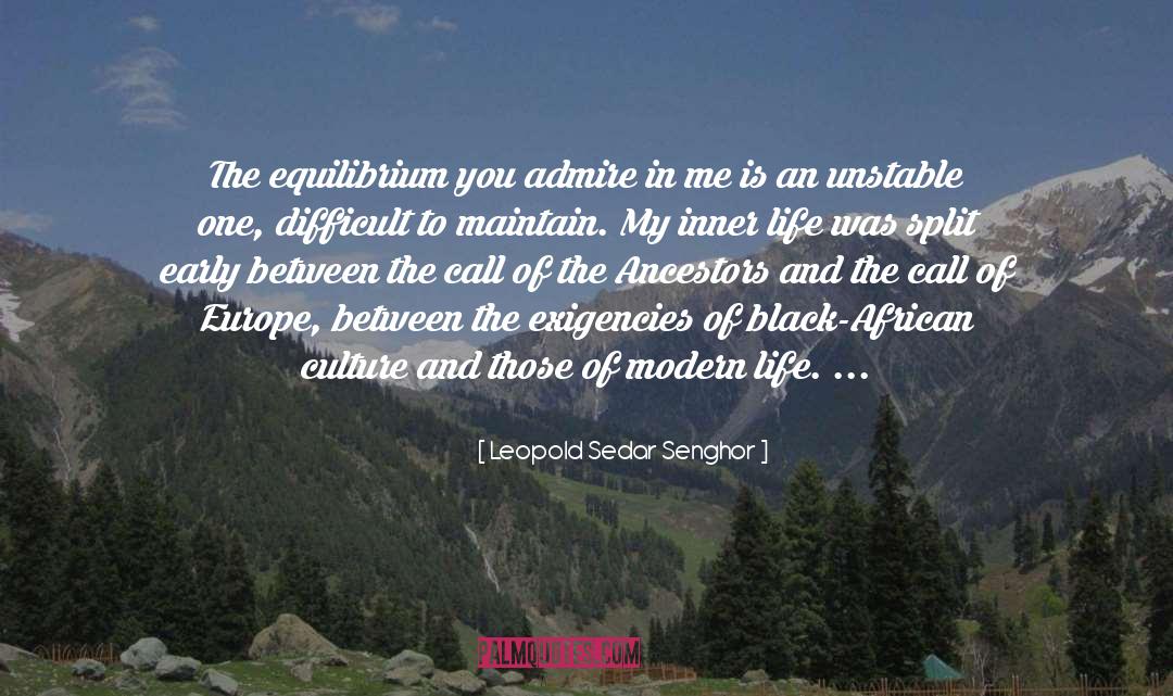 Equilibrium quotes by Leopold Sedar Senghor