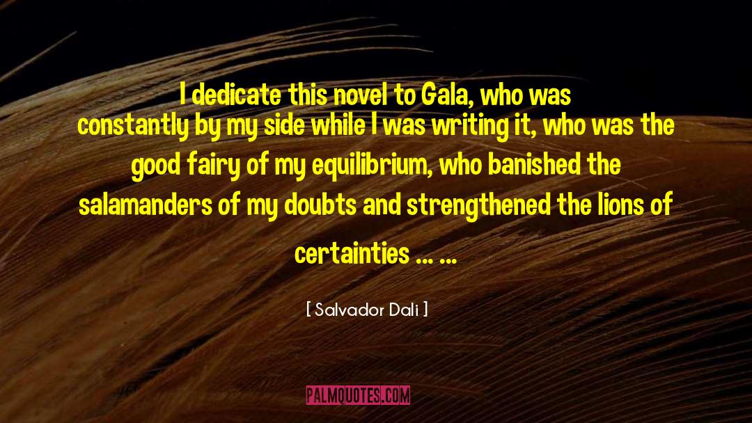 Equilibrium quotes by Salvador Dali