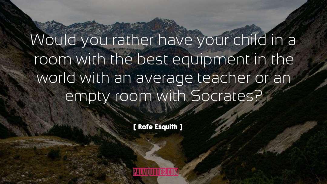 Equipment quotes by Rafe Esquith