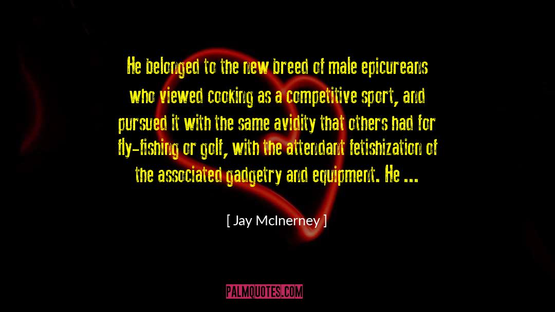 Equipment quotes by Jay McInerney