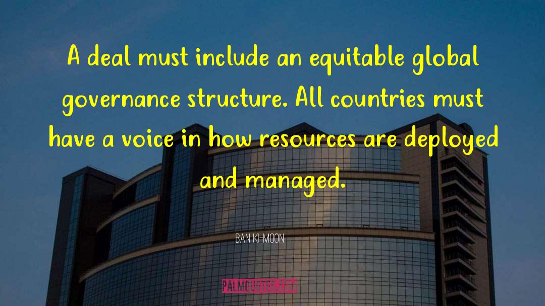 Equitable quotes by Ban Ki-moon