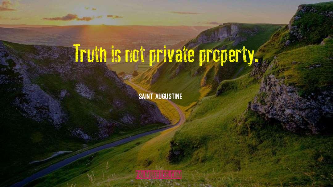 Equites Property quotes by Saint Augustine