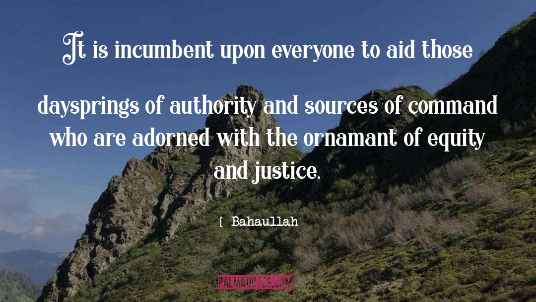 Equity And Justice quotes by Bahaullah