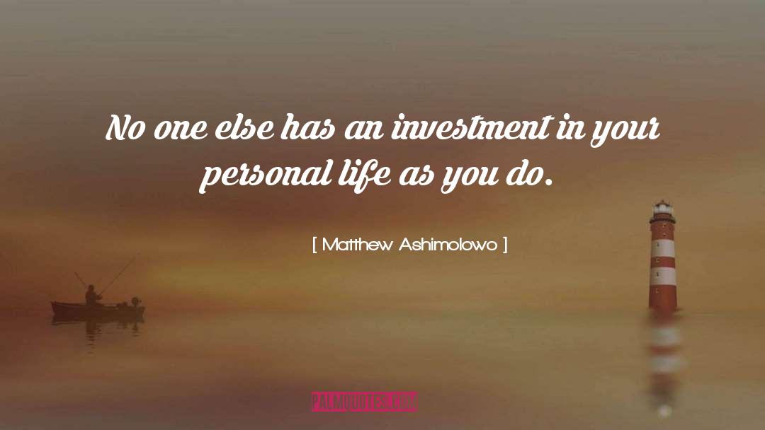 Equity Investment quotes by Matthew Ashimolowo