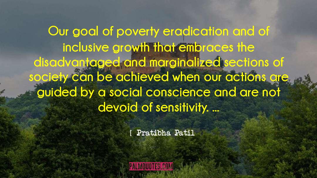 Eradication quotes by Pratibha Patil