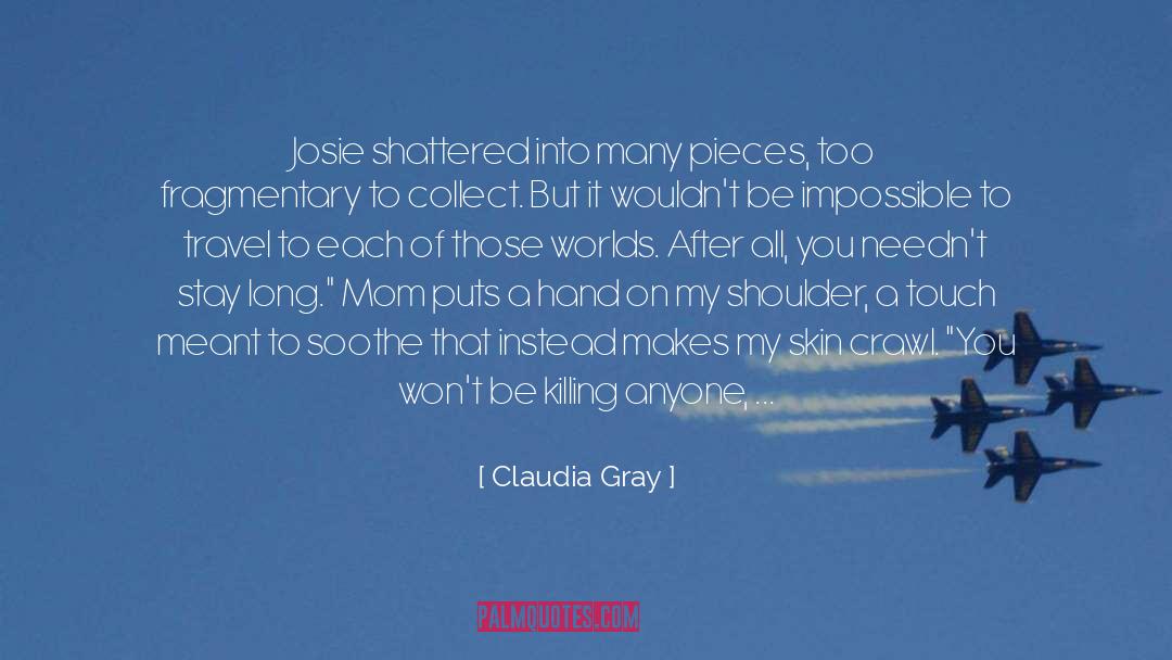 Erased quotes by Claudia Gray