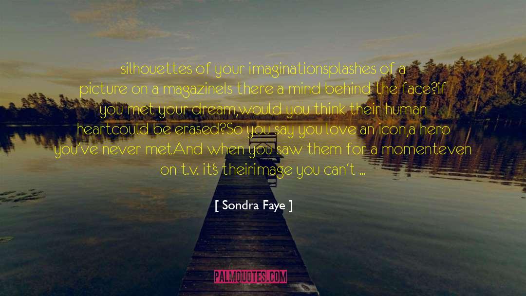 Erased quotes by Sondra Faye