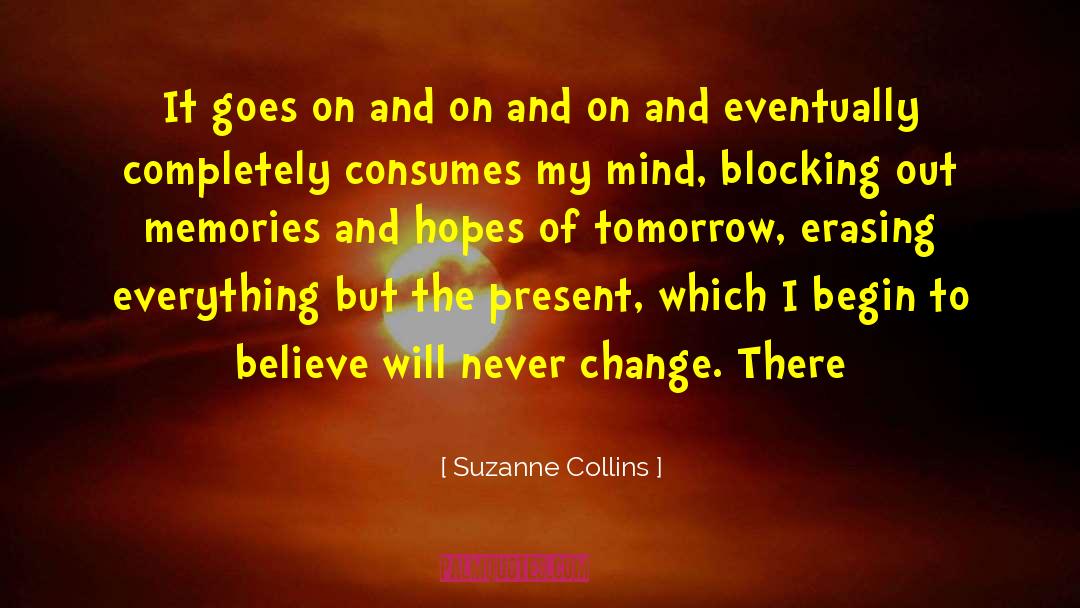 Erasing quotes by Suzanne Collins