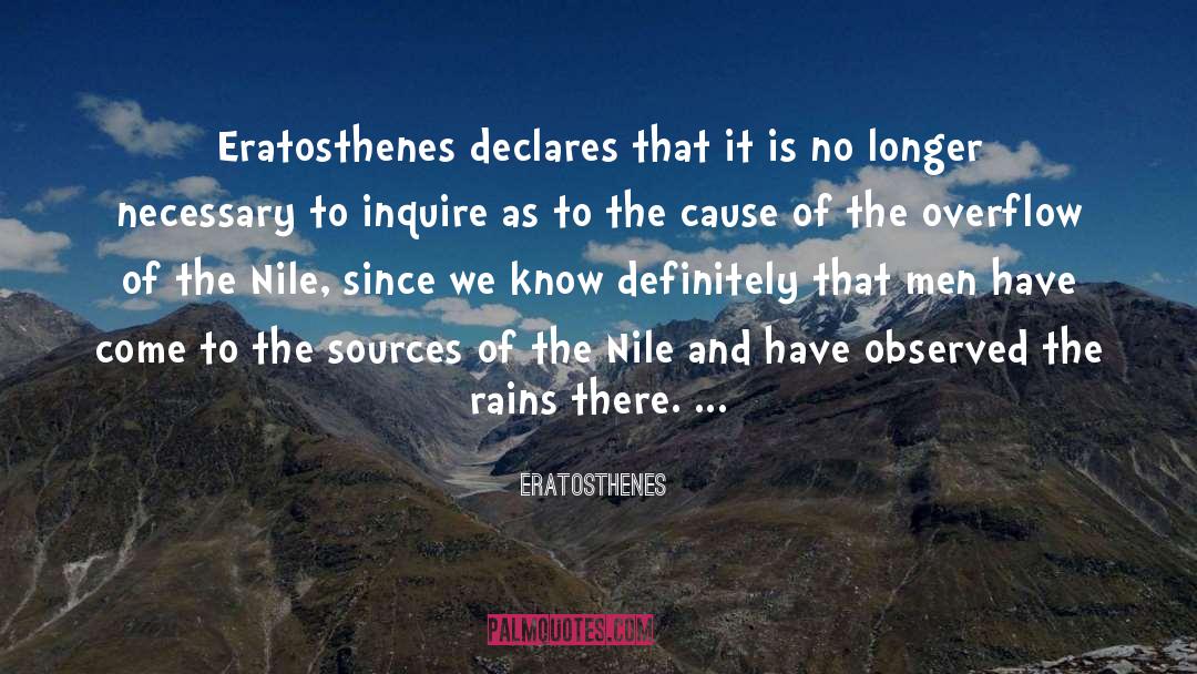 Eratosthenes quotes by Eratosthenes