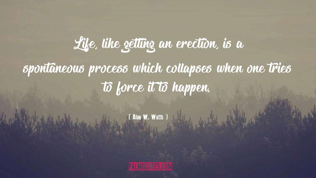 Erection quotes by Alan W. Watts