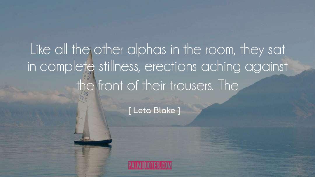 Erections quotes by Leta Blake