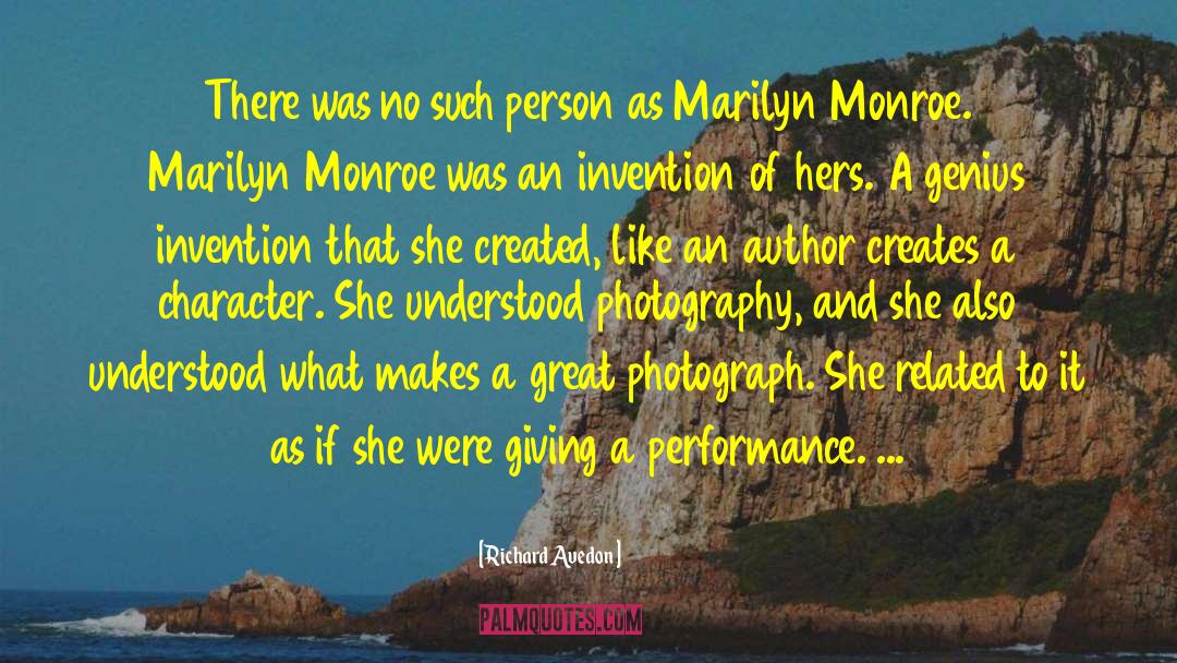 Erica Monroe quotes by Richard Avedon