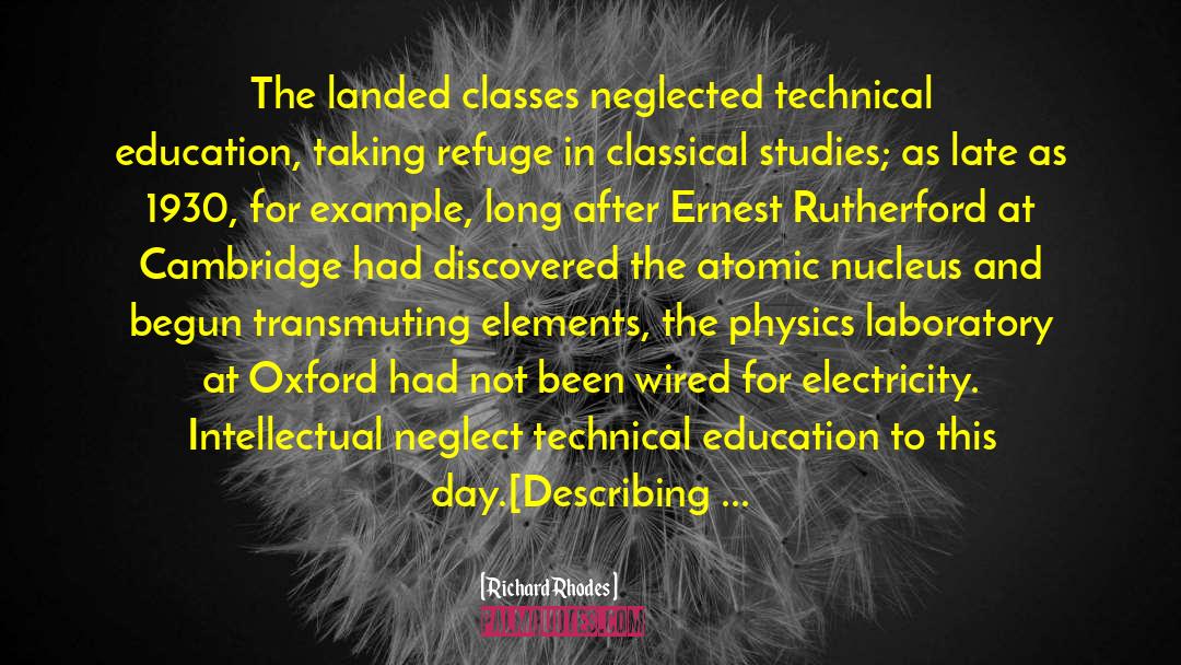 Ernest Rutherford quotes by Richard Rhodes