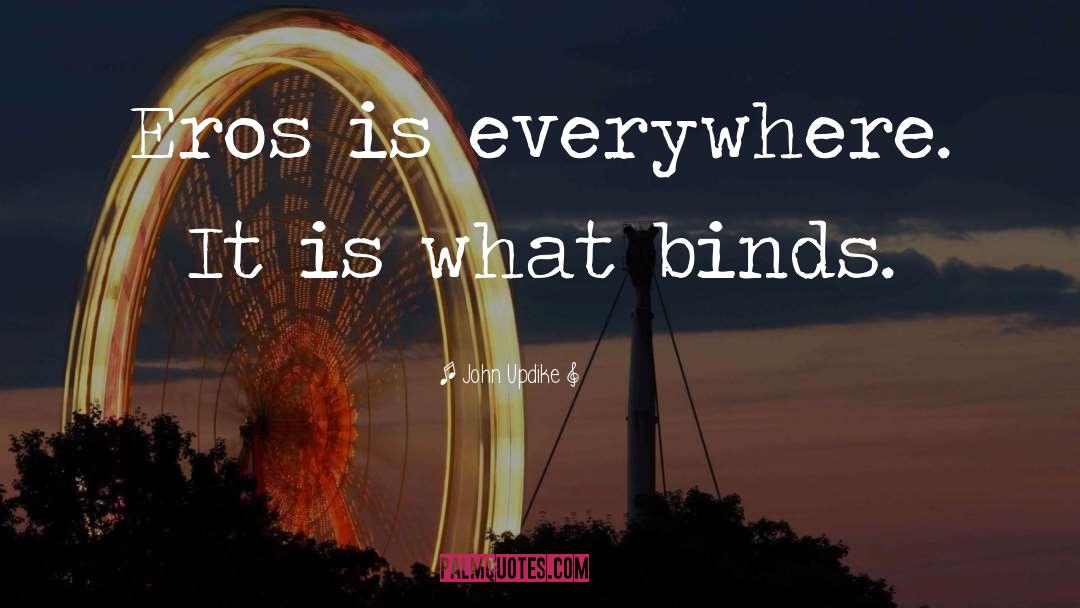 Eros quotes by John Updike