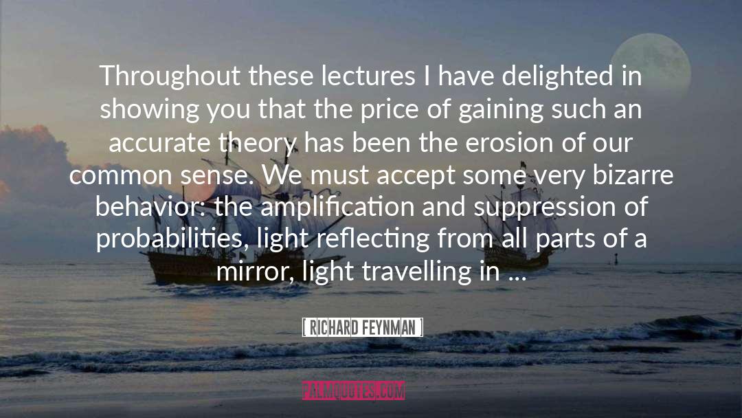 Erosion quotes by Richard Feynman