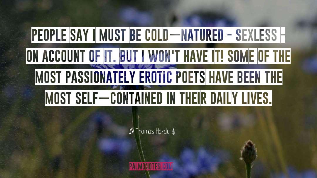 Erotic quotes by Thomas Hardy