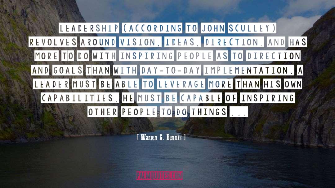 Erp Implementation quotes by Warren G. Bennis