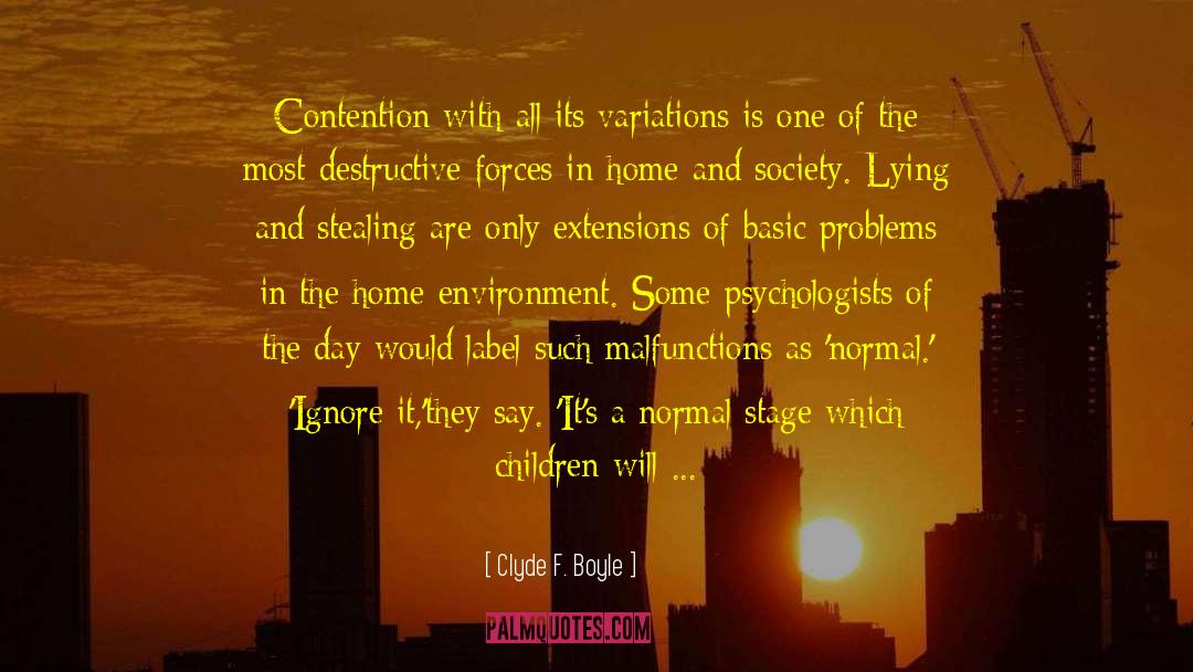 Erratic Emotions quotes by Clyde F. Boyle
