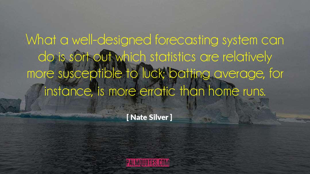 Erratic quotes by Nate Silver