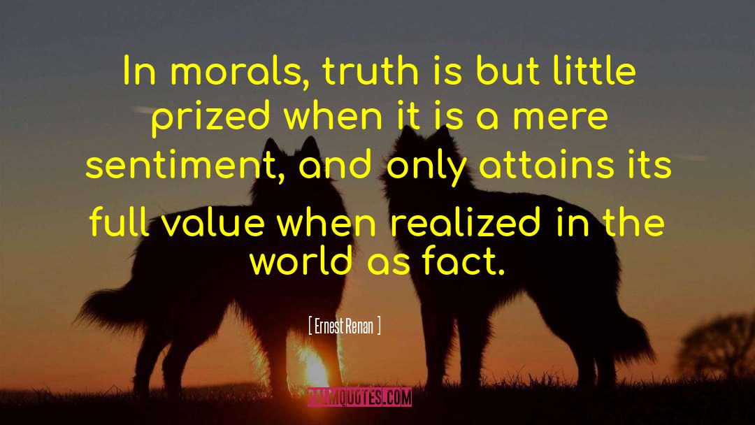 Error And Truth quotes by Ernest Renan