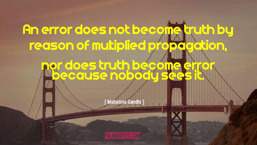 Error Proofing quotes by Mahatma Gandhi