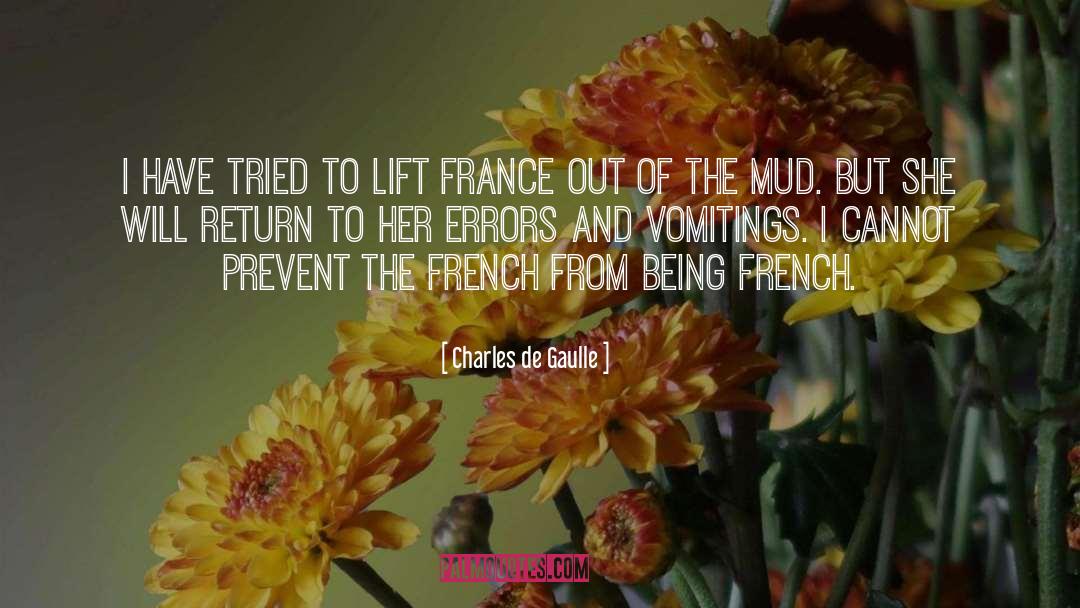 Errors quotes by Charles De Gaulle