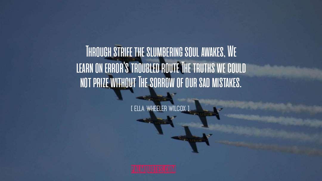 Errors quotes by Ella Wheeler Wilcox