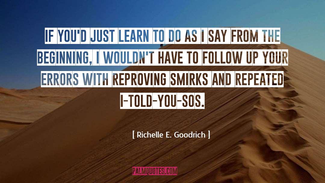 Errors quotes by Richelle E. Goodrich